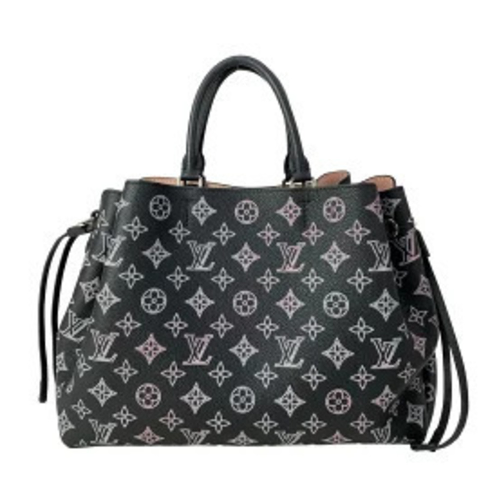 LOUIS VUITTON Bella Tote Bag Noir Black Leather Cowhide